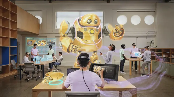AR ja VR kasutamine kontoris töö juures mängude programmeerrimisel. Virtuaalsed töö etapid.