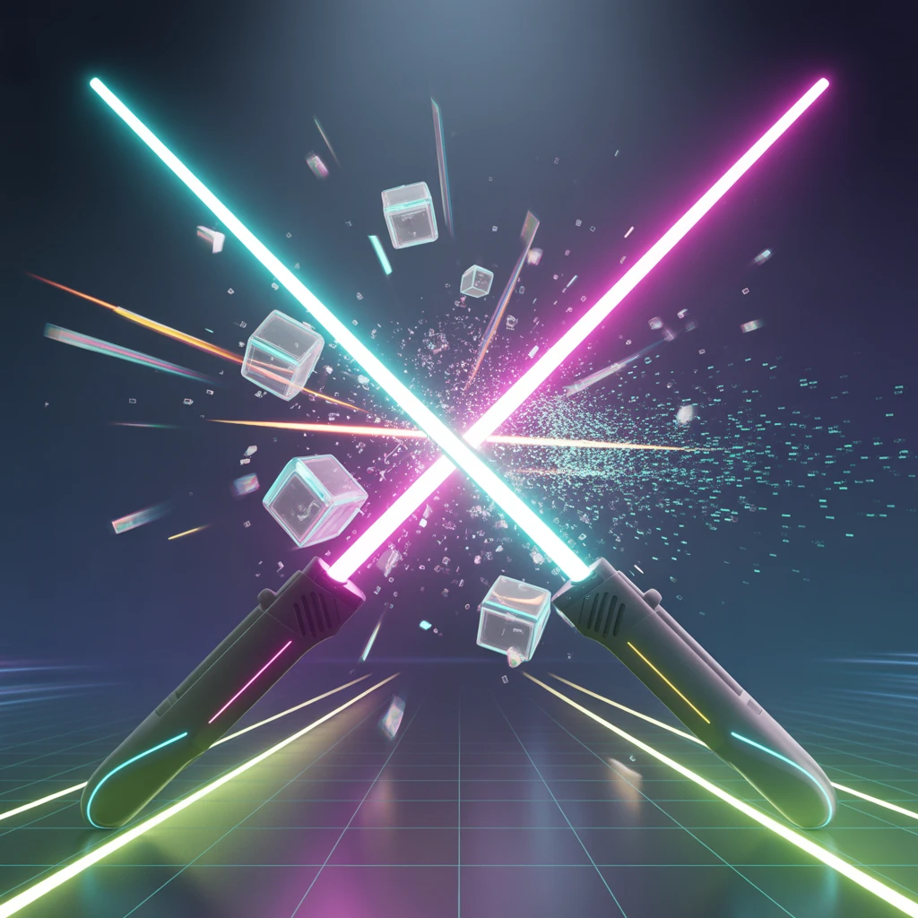 Beat Saber VR mäng. Populaarseim VR-mäng algajatele Eestis 2026