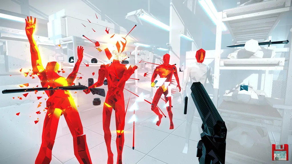 Superhot VR Endless mode — lõputu korduvmängitavus