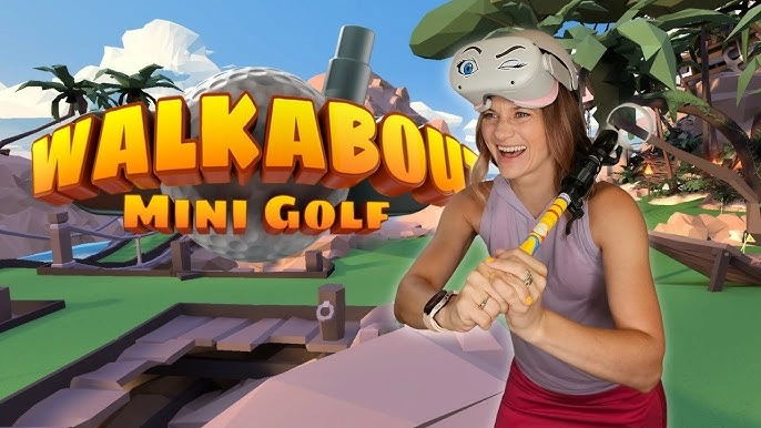 Walkabout Mini Golf VR-mäng perele ja seltskonnale. Meta Quest 3 mängud Eestis.