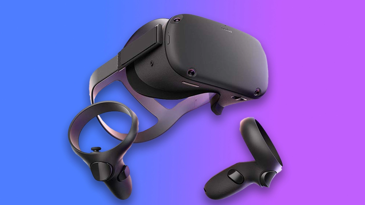 Meta Quest 2 VR-prillid komplektis – valge standalone headset kahe Touch kontrolleri ja pearihmaga, ametlik tootepilt, kõige müüdud VR-seade ajaloos