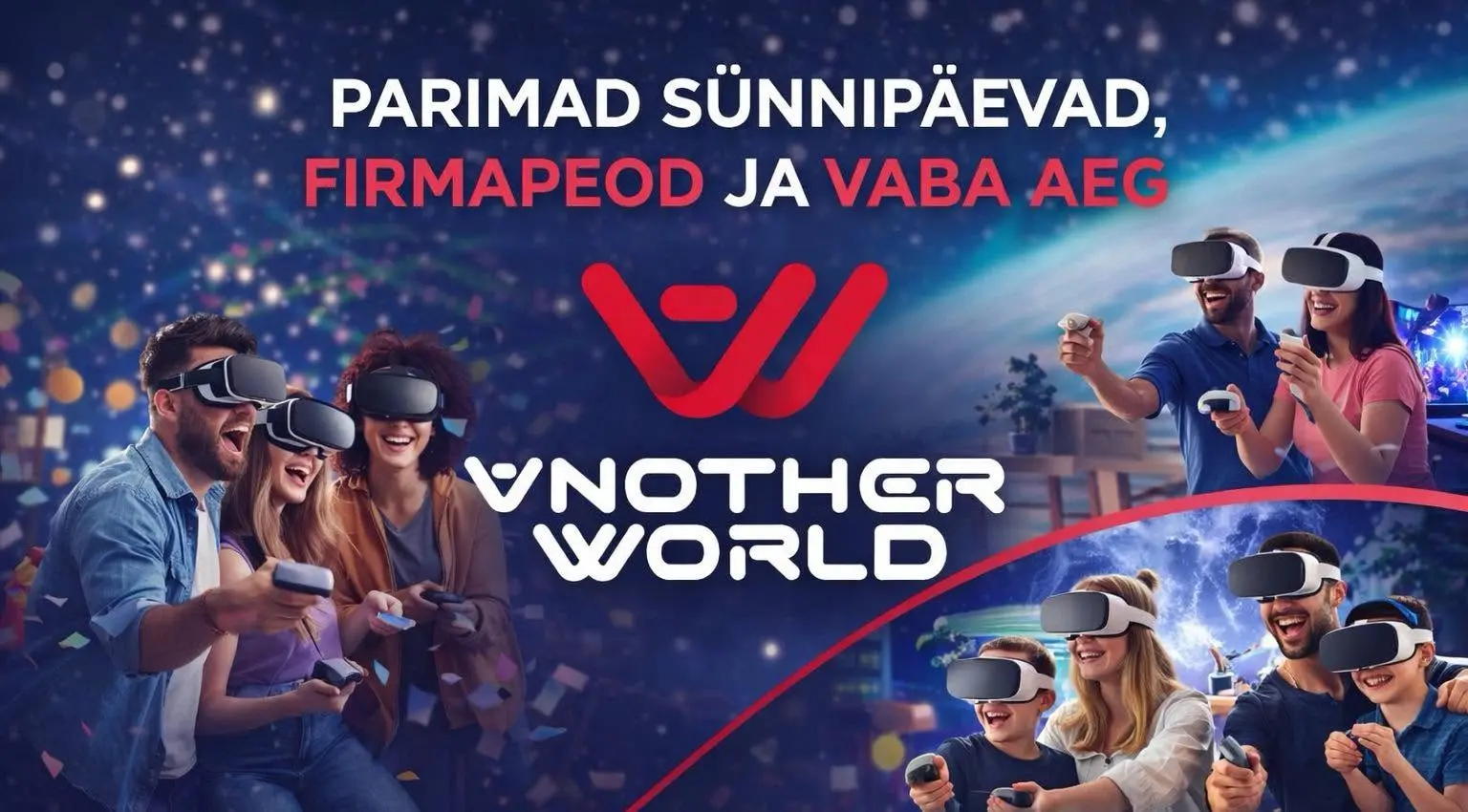 Another World VR Tartu — free roam areen Sõbra Keskuses