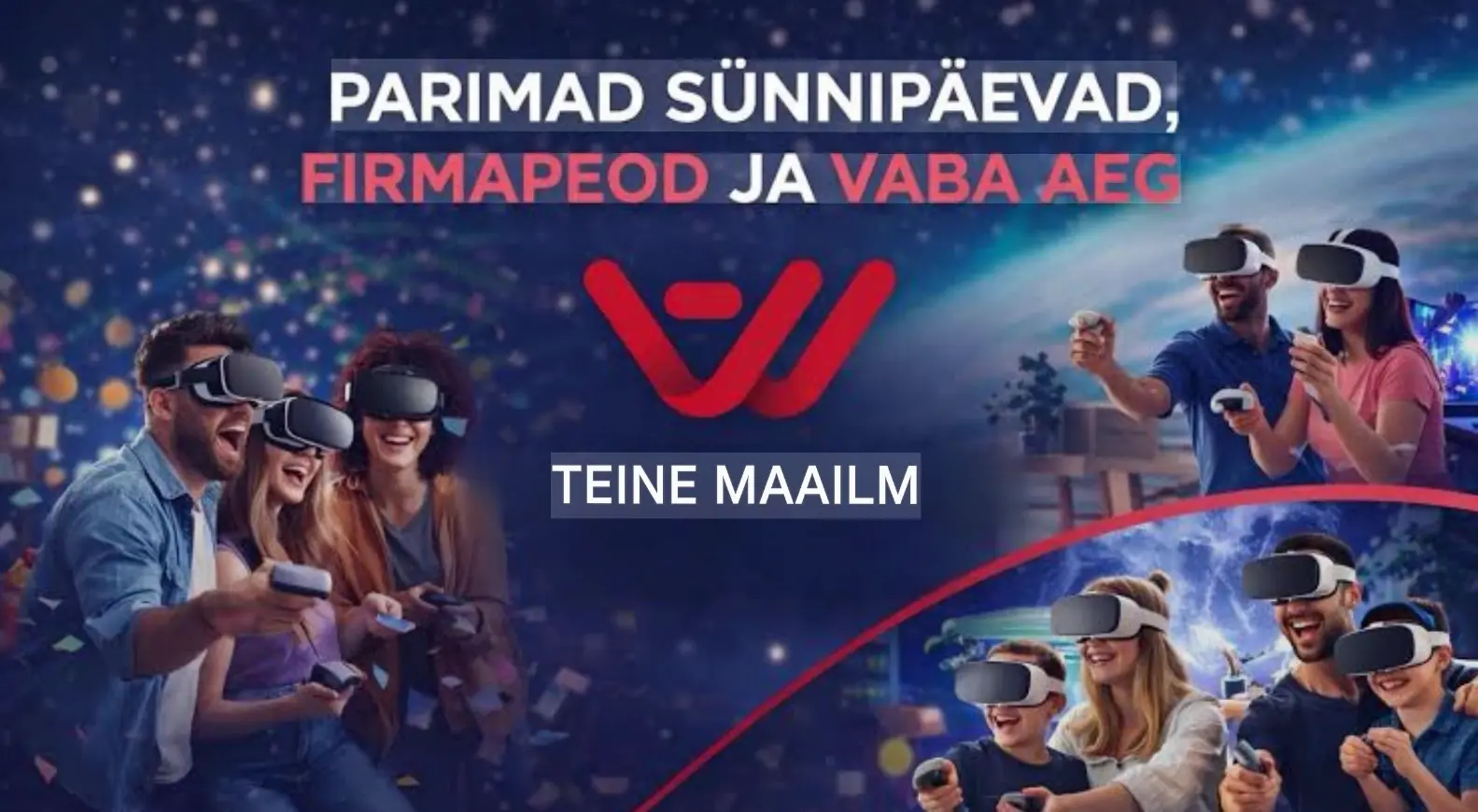 AnotherWorld VR Areen Tallinnas — 1100m² free roam